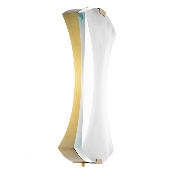 Aplică de perete, Virgil, finisaj din alamă cu aspect vintage, Dims: W. 21.5 | D. 6 | H. 37.5 (CM) [4]