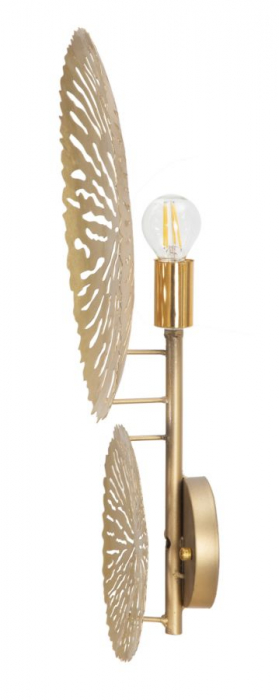 Aplica Glam, fier, auriu, 28.5X8X46 cm [4]