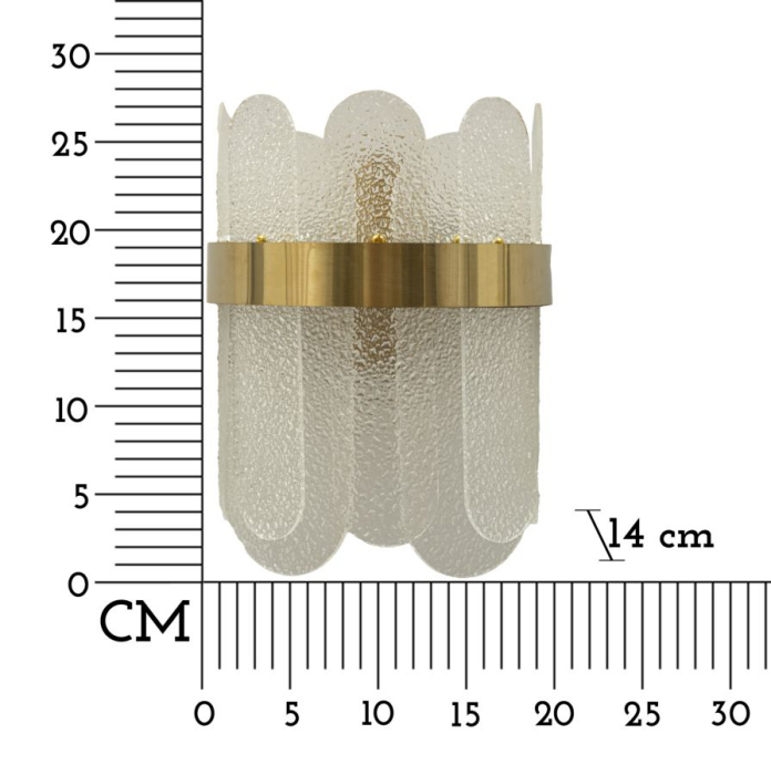 Aplica gri 20x14x28 cm [7]