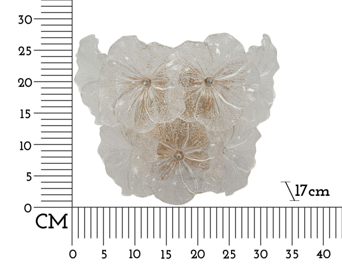 Aplica Hibiscus 33x17x28 cm [7]