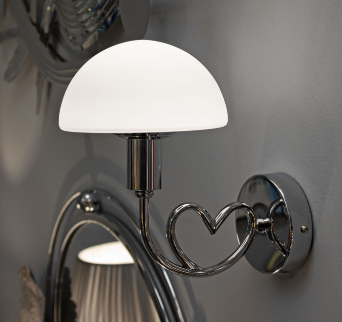 Aplica Lovy argintie 23x15x22 cm [6]