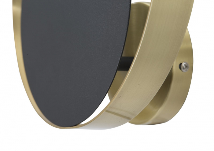 Aplica Shuttle, fier, auriu/negru, 25x8x25 cm [5]