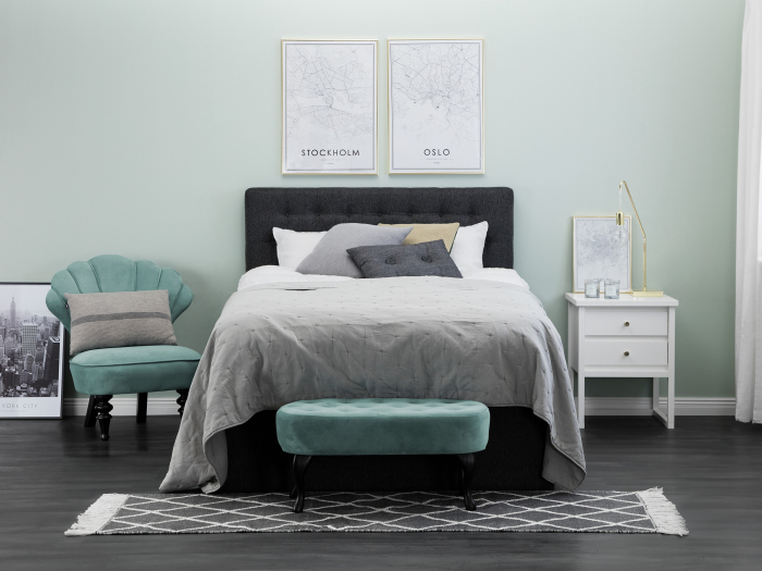 Bancheta Diana, Turcoaz, 84x42x38 [7]