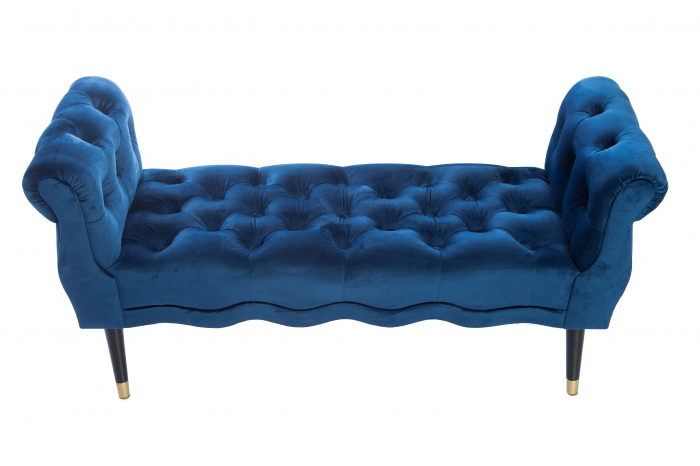 Bancheta Viana, albastru, 120x38x60 cm [2]