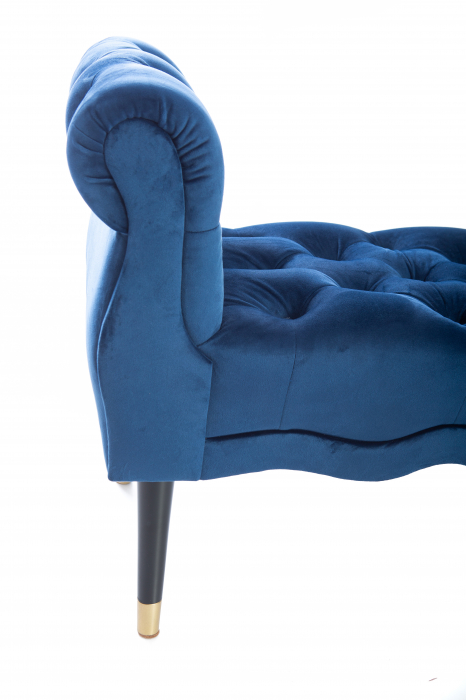 Bancheta Viana, albastru, 120x38x60 cm [10]