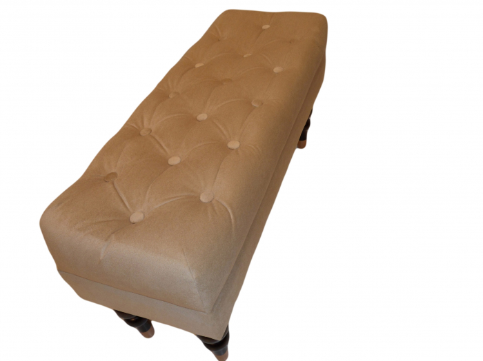 Bancheta Diana Classic, Bej, 85x44x30 cm [6]