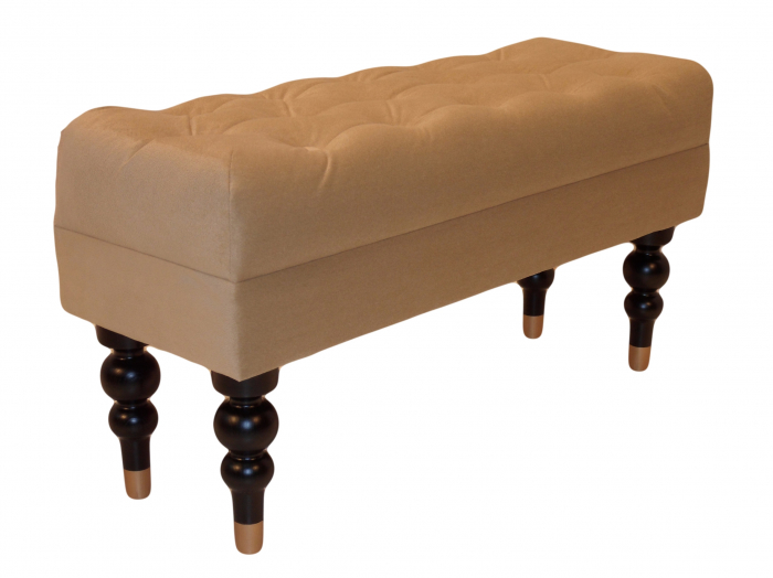 Bancheta Diana Classic, Bej, 85x44x30 cm [4]