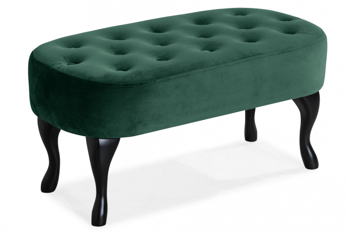 Bancheta Diana, Verde inchis, 84x42x38 [3]