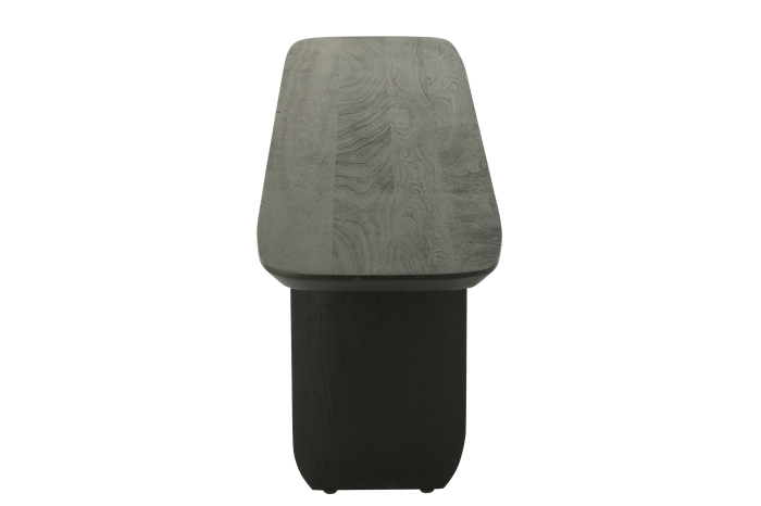 Bancuta din lemn de salcam, negru [3]