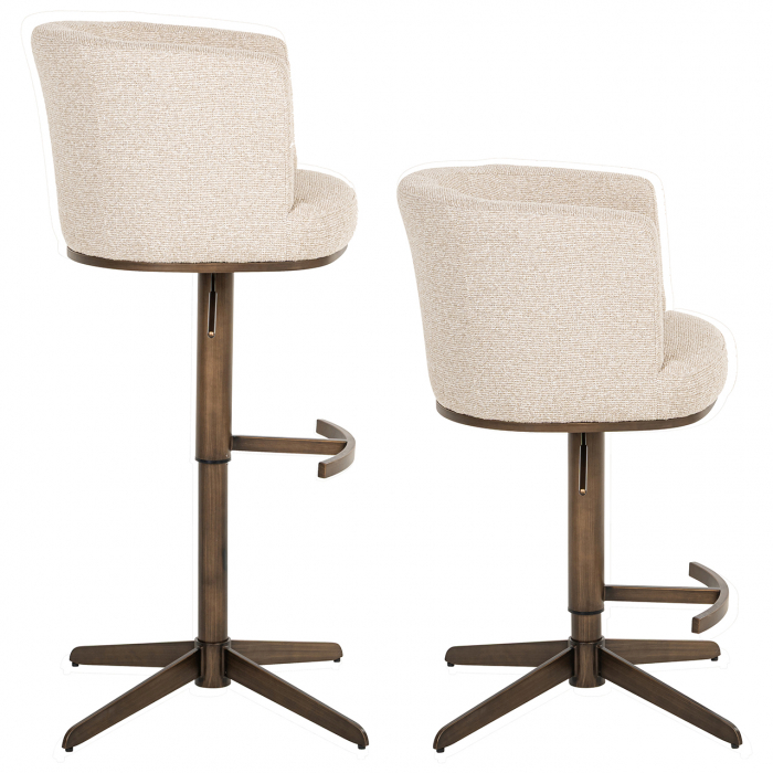 Scaun de bar/blat Cheyenne (Biscotti), Dims: 92.0 x 56.0 x 53.0 cm [2]