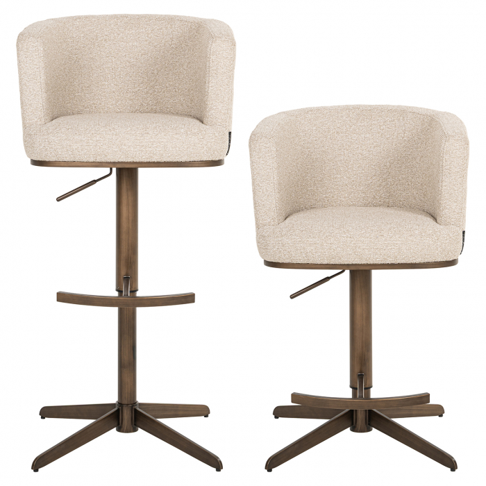 Scaun de bar/blat Cheyenne (Biscotti), Dims: 92.0 x 56.0 x 53.0 cm [4]