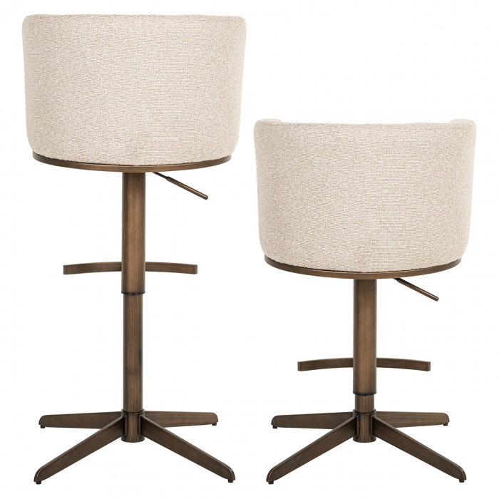 Scaun de bar/blat Cheyenne (Biscotti), Dims: 92.0 x 56.0 x 53.0 cm [3]