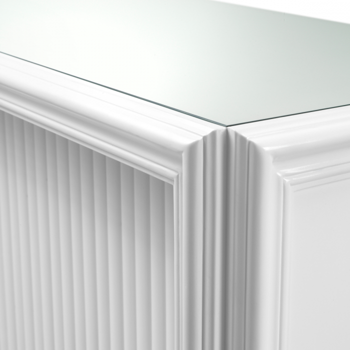 Bar Roland, alb semilucios, Dimensiuni: W. 126 | D. 49.5 | H. 106 [5]