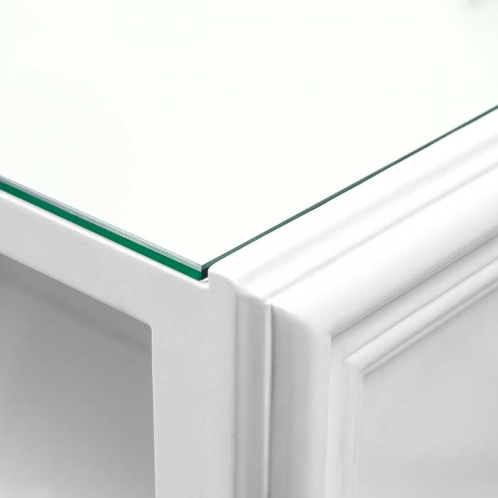 Bar Roland, alb semilucios, Dimensiuni: W. 126 | D. 49.5 | H. 106 [6]