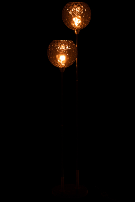 Baza lampadar Bollie, Metal, Negru, 30x30x140 cm [9]