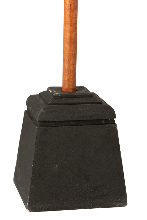 Baza umbrela, Compozit, Negru, 28.5x28.5x29 [2]