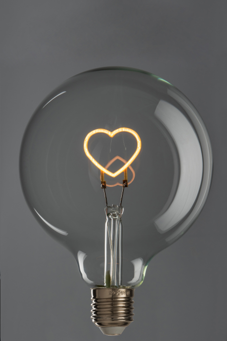 Bec E27, Sticla, Transparent, 12.5x12.5x17 cm [3]