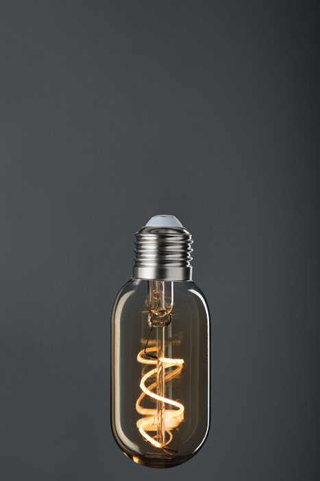 Bec E27, Sticla, Transparent, 4.5x4.5x11 cm [3]