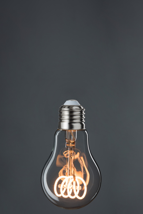 Bec E27, Sticla, Transparent, 6x6x10 cm [3]