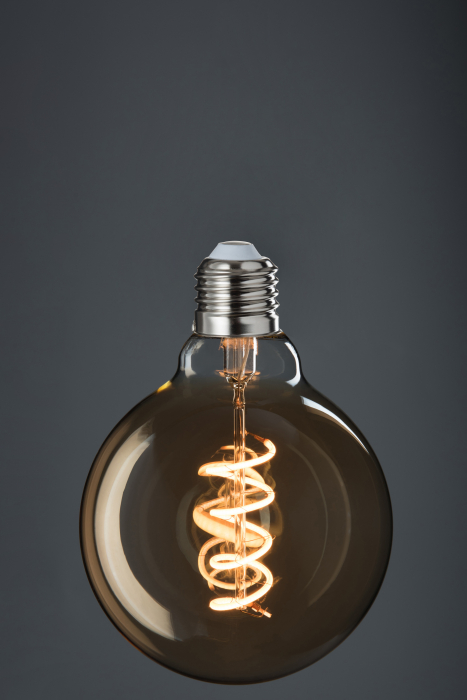 Bec E27, Sticla, Transparent, 9.5x9.5x13.5 cm [3]