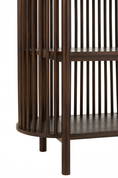 Biblioteca Conie, Lemn, Maro, 88x40x190 cm [5]