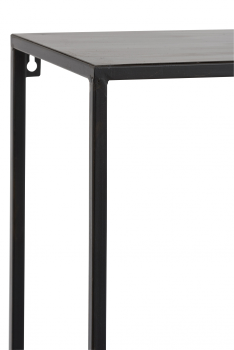 Biblioteca, Metal/Fier, Negru, 110x25x150.5 cm [4]