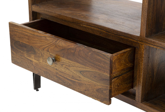 Biblioteca MUSTANG cm 118x40x178 (lemn de salcâm ) [2]