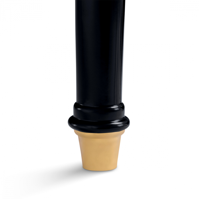 Birou Wimbledon finisaj negru cu ceară, Dims: W. 185 | D. 91 | H. 76.5  (CM) [7]