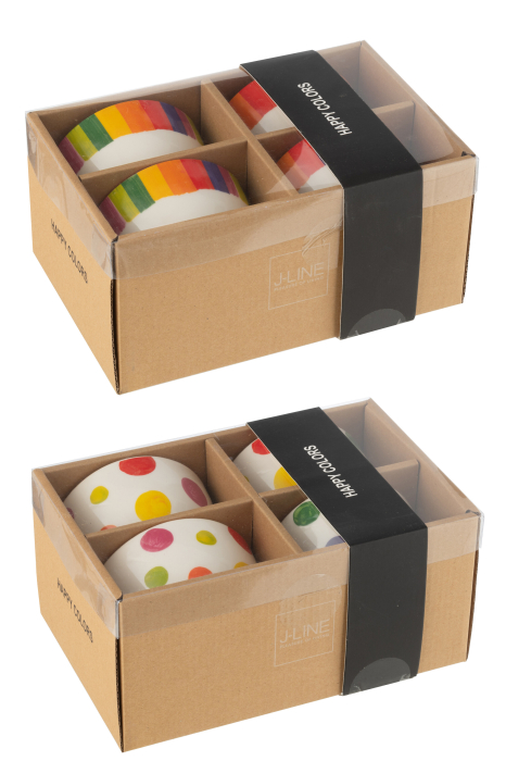 Bol, Cutie cu 4 pcs, ASS2, Polka Dot/Stripe [3]
