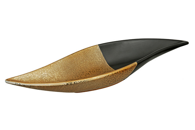 Bol decorativ, TOMAR, ceramica, 14X41X5.5 cm [2]