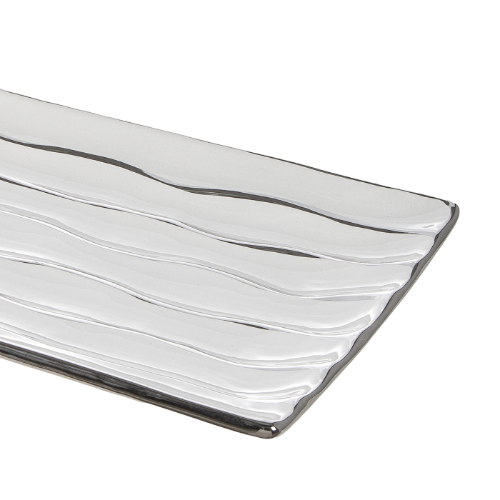 Bol, „Dungi”, cu dungi, Ceramica, alb, PU 2, L. 17,5 cm, l. 39,5 cm, H 3 cm [2]