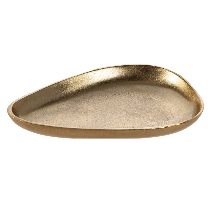 Bol, organic, „Oro”, aluminiu, auriu, PU 4, L. 13,5 cm, latime 19,5 cm, inaltime 2 cm [3]