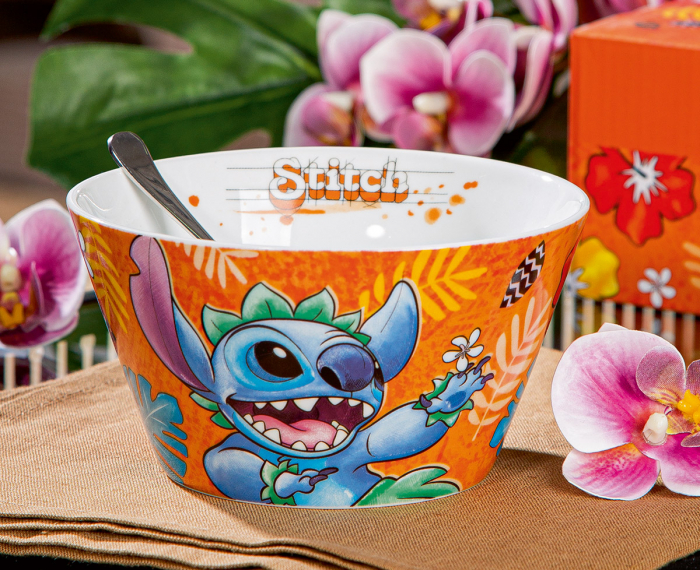 Bol, Stitch, Porțelan, portocaliu, PU 4, H. 7 cm, D. 13,5 cm [2]