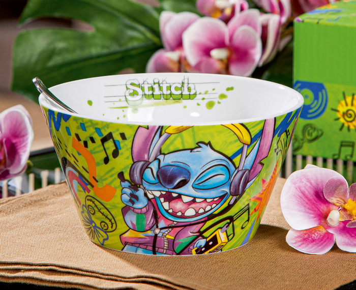 Bol, Stitch, Porțelan, verde, PU 4, H. 7 cm, D. 13,5 cm [2]