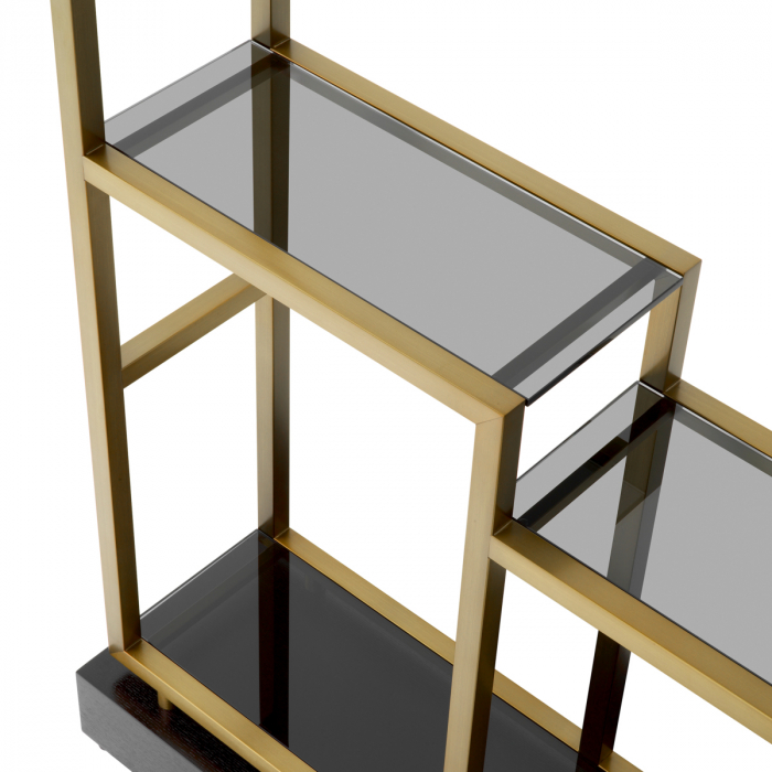 Biblioteca, Corrado II finisaj alamă periată, Dimensiuni: W. 114 | D. 35 | H. 240.5 [4]