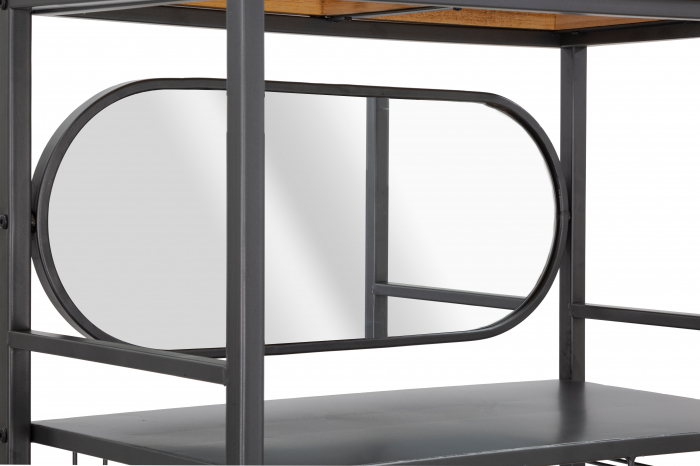 Bufet cu suport sticle INDUSTRY CM 68X37X165, Mauro Ferretti [5]