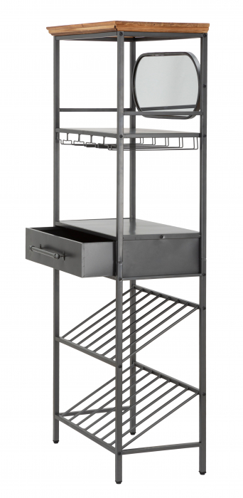 Bufet cu suport sticle INDUSTRY CM 68X37X165, Mauro Ferretti [6]