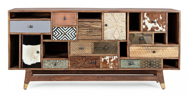 Bufet Dhaval, Lemn, Natur, 160x40x75 [5]