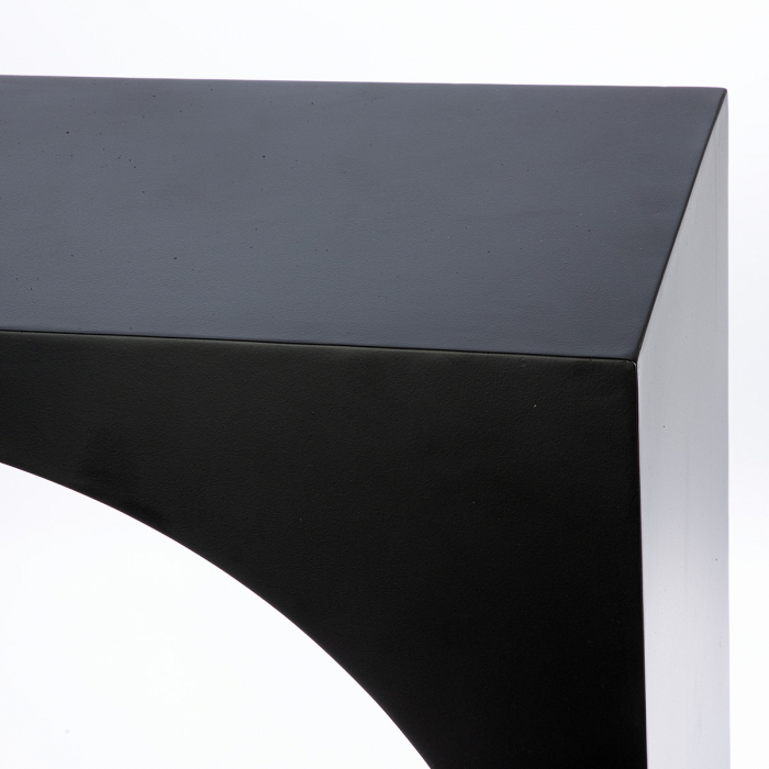 Bufet, dreptunghiulară, Memphis, Metal, negru, PU 1, L. 32 cm, L. 120 cm, H. 75 cm [2]