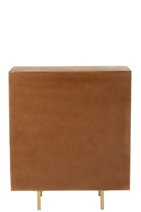 Bufet, Nino, Metal/Lemn Mango Natur/Auriu [5]