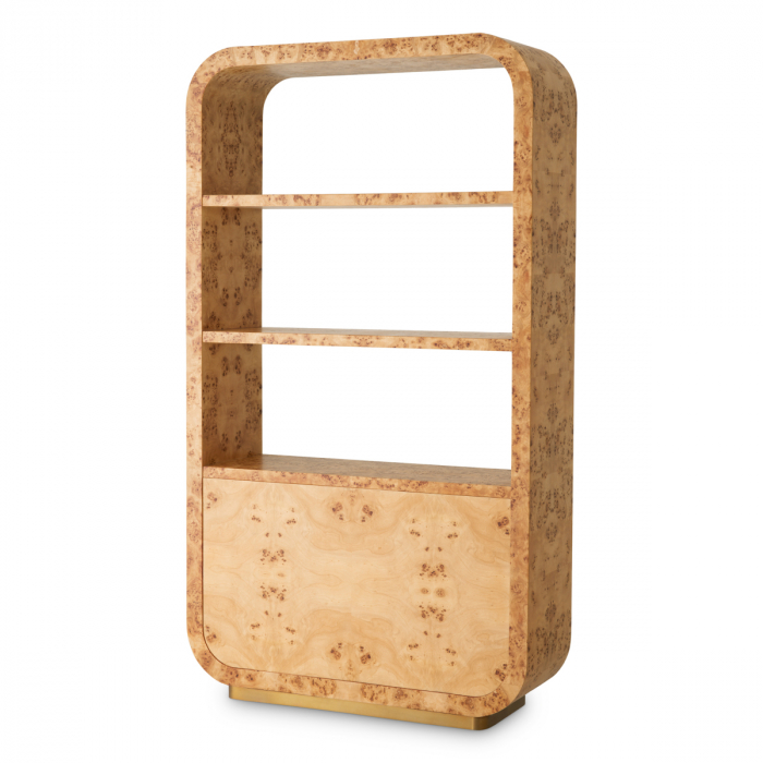 Bufet, Quinton, furnir din burl, mappa maro deschis, Dimensiuni: W. 120 | D. 44.5 | H. 210 [5]