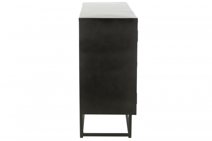 Bufet, Shanil, Lemn/Metal, Negru, 120 cm [4]