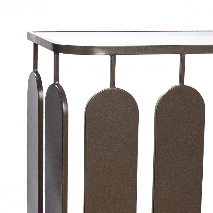 Consola, Zulu, Metal, antracit, PU 1, L. 32 cm, L. 120 cm, H. 80,5 cm [2]