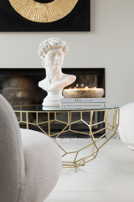 Bust David, Rășină, Alb, M [3]