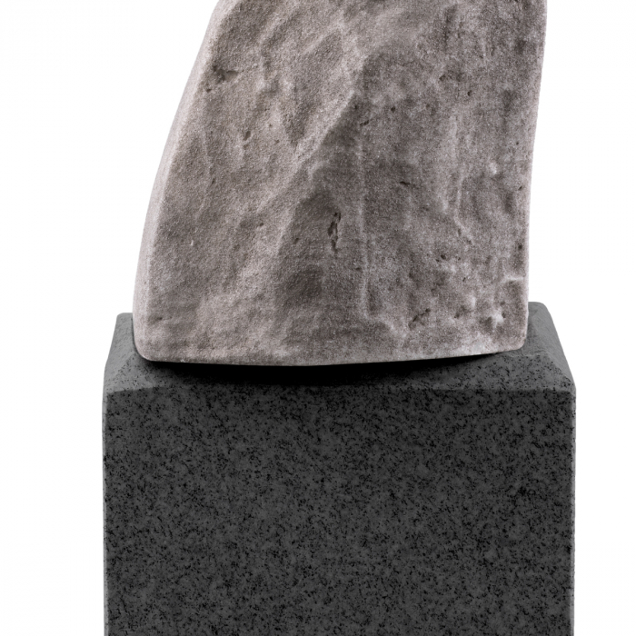 Bust roman imperial cu aspect antic din piatra, Dims: W. 19 | D. 15 | H. 49 (CM) [7]