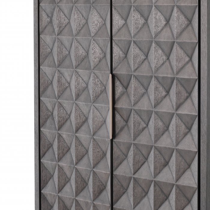 Cabinet Jane, mocha, Dims: W. 115 | D. 56 | H. 229 (CM) [6]