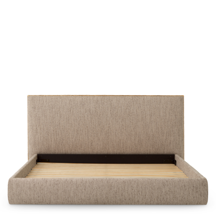 Cadru de pat Ashford Beckett bej |L. 237 | W. 210 | H. 110 | min H. 31 cm  [3]