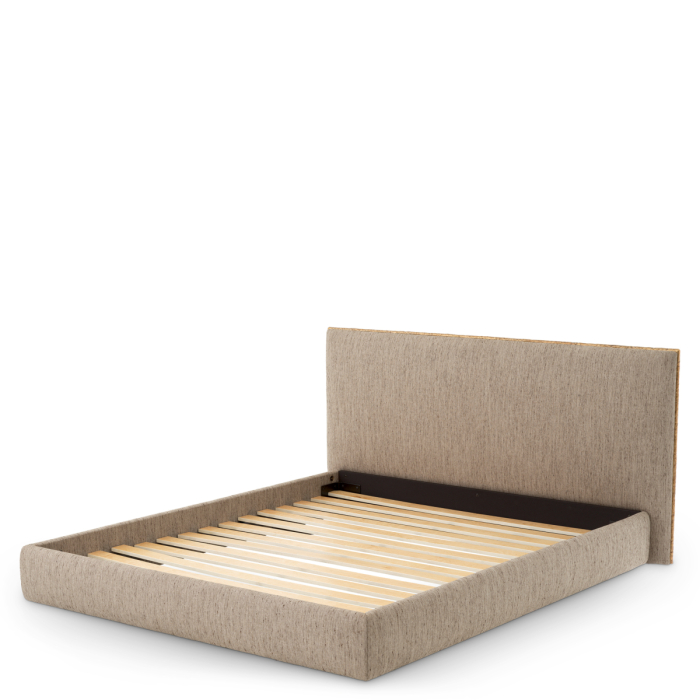 Cadru de pat Ashford Beckett bej |L. 237 | W. 210 | H. 110 | min H. 31 cm  [5]