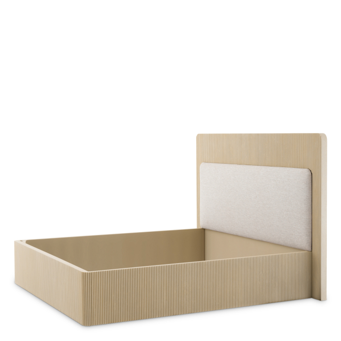 Cadru de pat Dimitrios furnir de stejar spalat, durini natural [5]