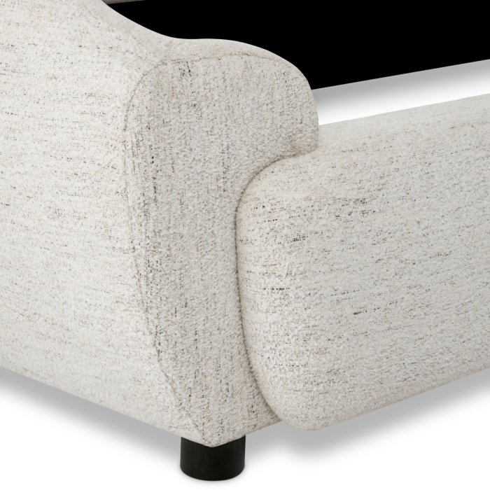 Cadru de pat Mellory alb-galbui|L. 250 | W. 216 | H. 120.5 | min H. 40 cm [5]